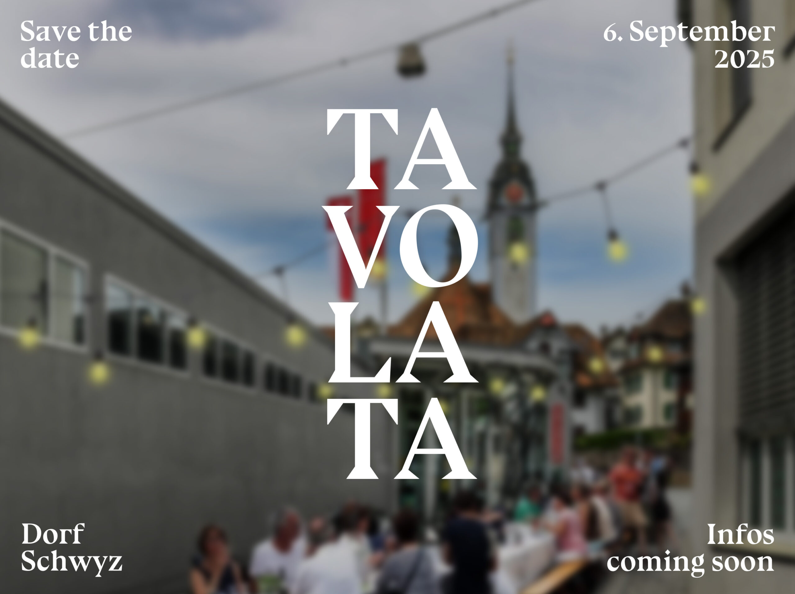Save the date: GfuG Tavolata